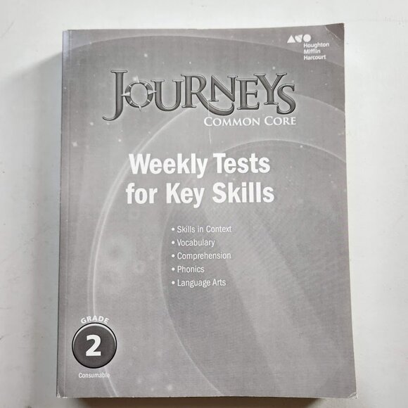Journeys Common Core Weekly Assessments Grade 2 Book Workbook Textbook Paperback - Picture 1 of 9